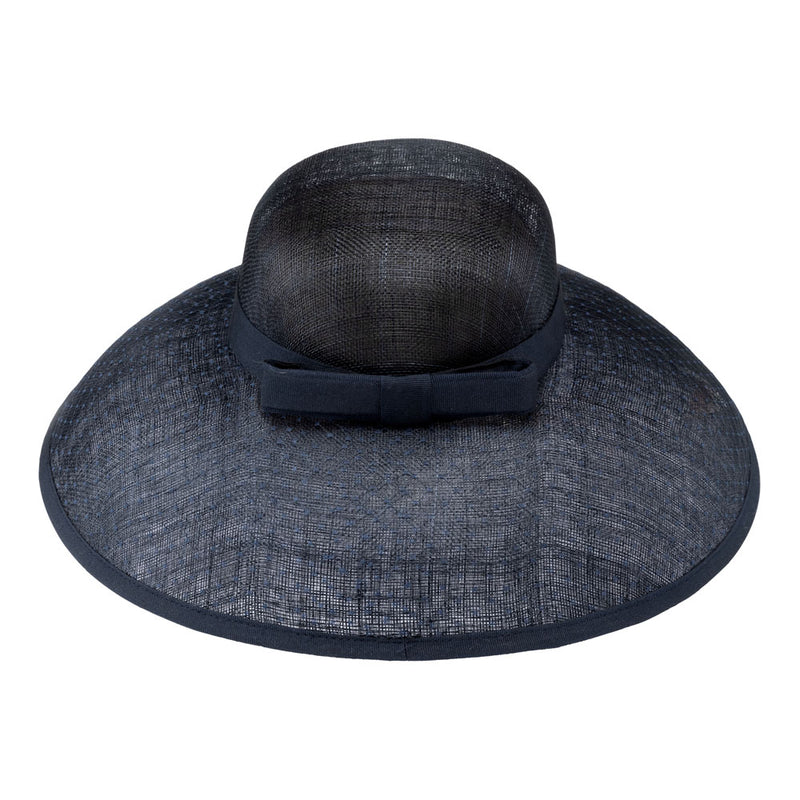 Ceremonial shallow lampshade hat navy